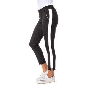 Golftini Black/White Stretch Ankle Pant Size Large